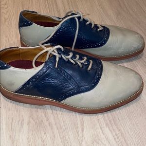 Vintage Navy/grayish Oxford shoes